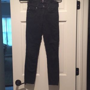 Washed black 7 for all mankind jeans